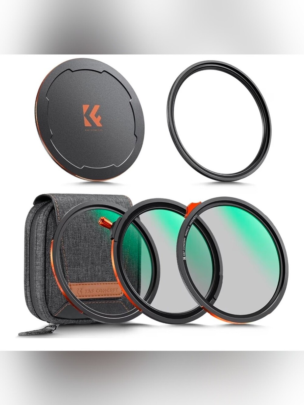 K&F CONCEPT 95mm Magnetic 1s Swap 5-Pack With Storage Case  (Nano-X Series)